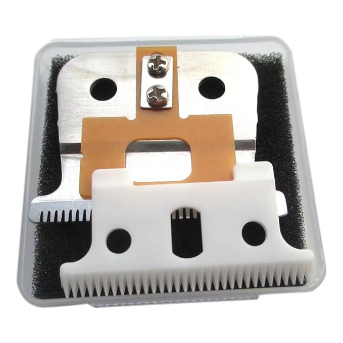 Silver Adjustable Replacement T Blade for Andis Blackouts for Andis GTX for Andis T-outlinerfor Andis T-outliner Cordless Men's Shaver Blade Accessories