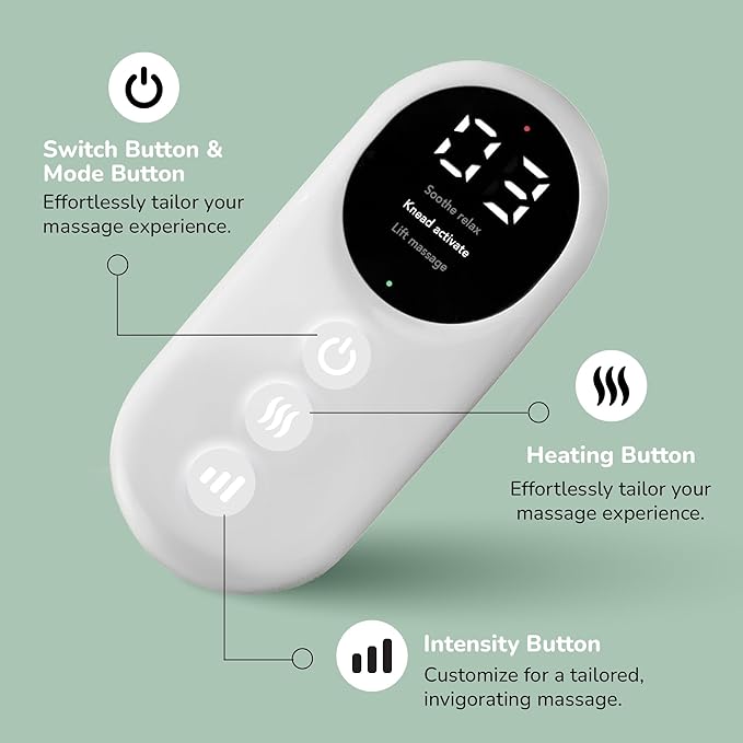 nooro 3-in-1 Leg Massager - Advanced System - Support for Legs and Feet Discomfort Helps with Muscle Stiffness Stimulates Natural Calf Wellness