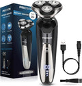 Electric Razor for Men - Rechargeable Electric Shaver for Men Rechargeable Waterproof Wet Dry Cordless Razor