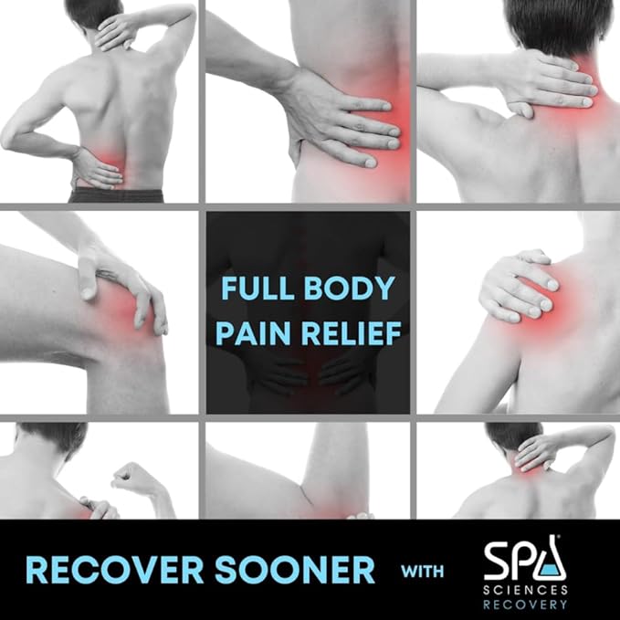 SPA SCIENCES - Vara - Handheld Deep Tissue Massager for Muscles Back Foot Neck Shoulder Leg Calf - Electric Percussion Body Massage - FSA and HSA Eligible - Helps Stimulate Cellulite Zones