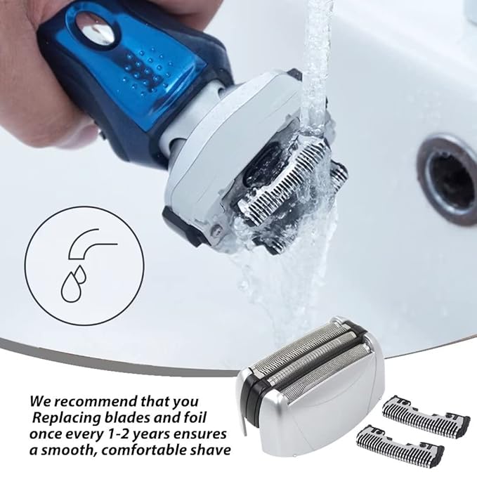 WES9020PC Shaver Outer Foil and Inner Blade Set Replacement for Panasonic WES9020PC A-RC4 4-Blade Shaver ES8243AA