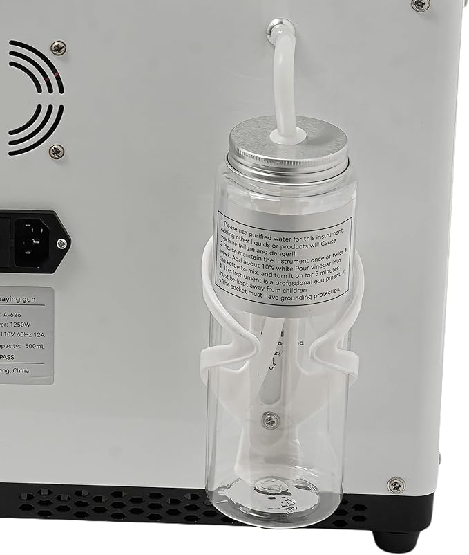 Nano Hair Steamer with Digital Display - 5 Adjustable Mist Levels and 60min Timer Hair Coloring Hair Perm Dyeing Scalp Hairdressing Care Sprayer for Deep Conditioning