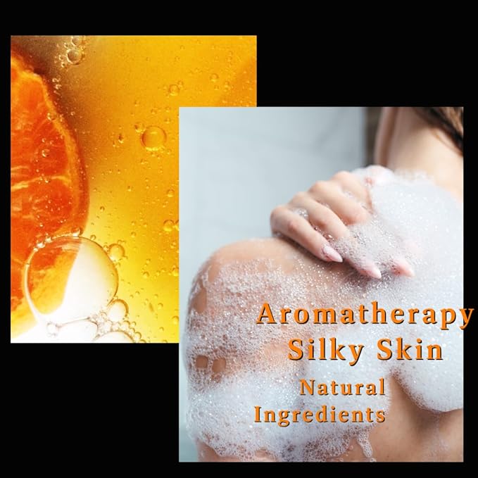 shamarwyn Body Wash Mandarin Orange &amp Frankincense Natural-Organic Hydrating with Aloe Vera &amp Acaí Fruit Oil 8oz