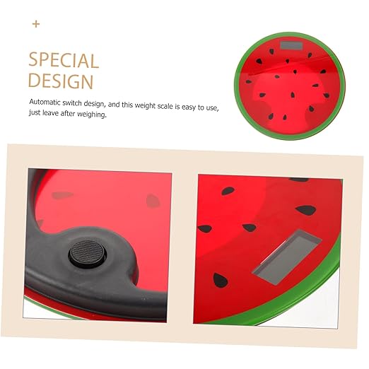 Cartoon Watermelon Digital Weight Scale Tempered Bathroom Scale for Household Use Accurate Body Weight Measurement Cute Design for Fitness Tracking