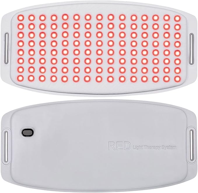 Red Light Therapy Belt for Weight Loss Infrared Body Wrap Pad with 360 LEDs Fat Burner Waist Stomach Belly Back Pain Relief Portable Rechargeable Lipo Wrap with 3000mAh BatteryGray