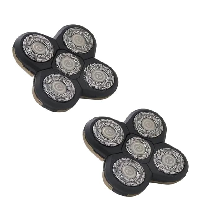 2025 Upgrade 2-Pack Replacement 5-Blade Electric Shaver Head for Remington Balder Pro Model XR1600 XR7000 RX5 RX7