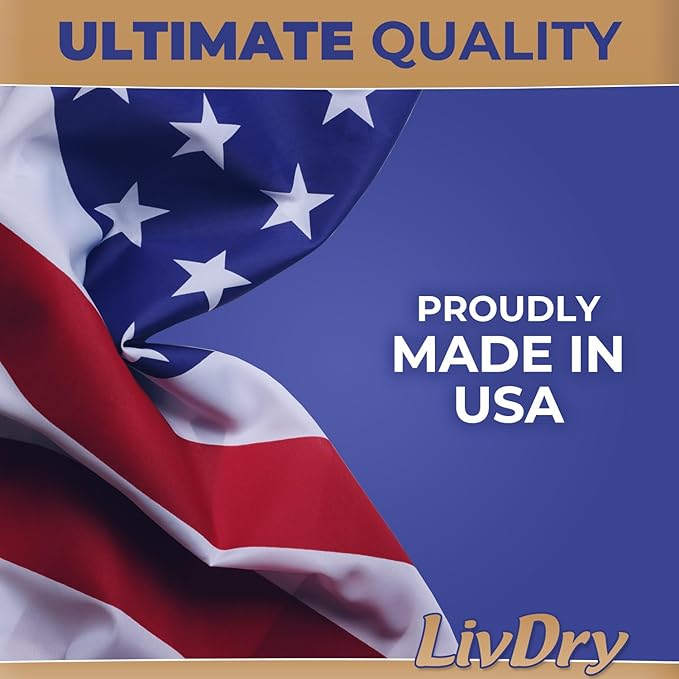 LivDry Small Ultimate Adult Incontinence Underwear High Absorbency Leak Cuff Protection S 72-Pack