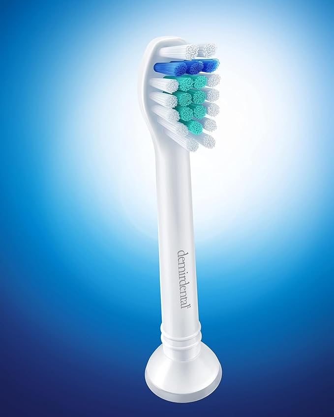 Toothbrush Heads Mini Hard Compatible with Philips Sonicare Toothbrush Heads - Small Replacement Heads - Small Brush Heads - White - Replaces HX7048-8 Pack