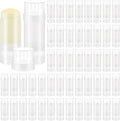 50 Pcs 60ml/2oz Empty Deodorant Containers Twist Up Plastic Filling Bottle Refillable Deodorant Holder Tube for Homemade DIY Lipstick Sunscreen Balm Lotion Bar(Translucent)