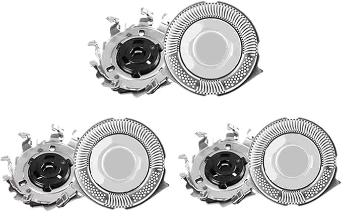 3pcs Shaving Head Cutter Shaver Heads Compatible for Philips SH50 HQ8 Shaving Razor Replacement Blade Universal
