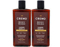Cremo Body Wash Men Notes of Black Plum Warm Incense and Madagascar Vanilla Rich-Lathering Casked Vanilla 16 Fl Oz (Pack of 2)