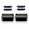 Shaver Replacement Foil and Cutters compatible with BaBylissPRO Barberology Double FXFS2 (2PC Black)