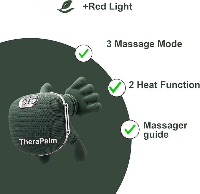 Bionic Heated Massager 2026 New Portable Neck and Back Massager Electric Deep Tissue 4D Kneading Massage for Shoulder Back Neck Leg