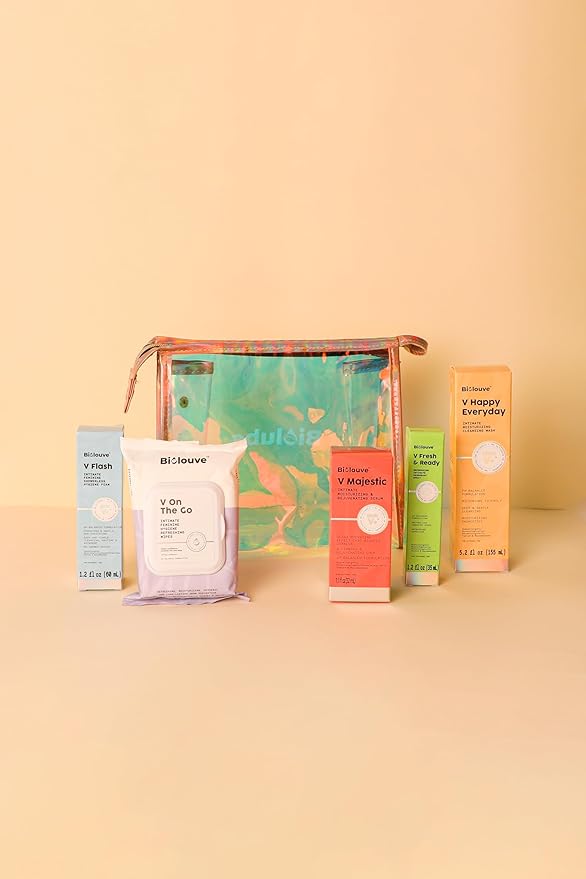 V Queen's Routine Set - Complete Feminine Hygiene Set with Free Toiletry Bag