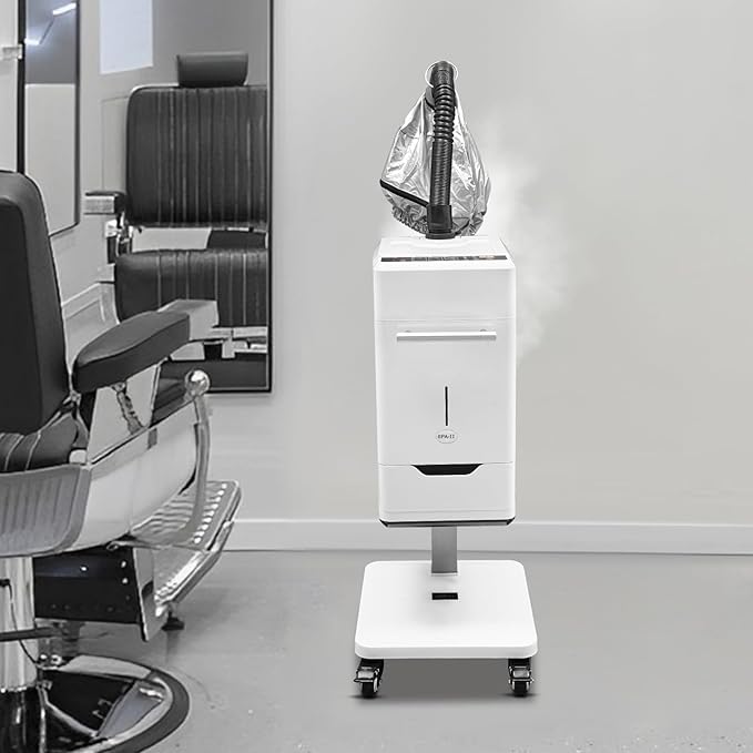 500W Professional Nano Hair Steamer Machine Anion Hair Color Processor Hair Care InstrumentBeauty Salon Vertical Nano Hair Steamer Machine w/Drawer &amp Wheels for Perm Hair Care Hair Repair