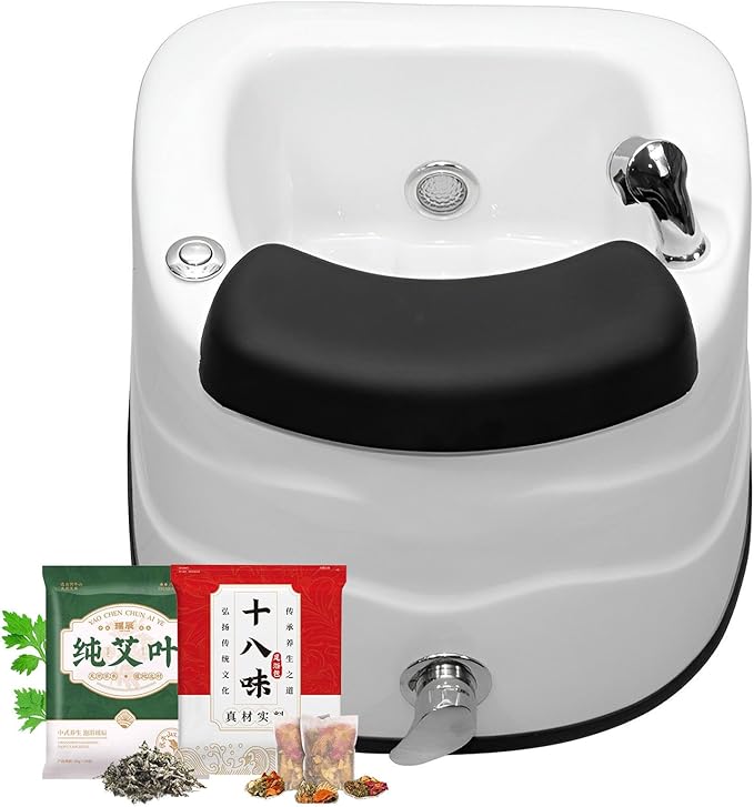 Acrylic Footbath Foot Soak Tub Acrylic Pedicure Sink with Heat and Massage Pedicure Bowl Salon Massage Equipment Home Foot Bath Special for Hotel Foot Bath Club for Foot Soaking E