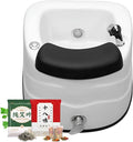 Acrylic Footbath Foot Soak Tub Acrylic Pedicure Sink with Heat and Massage Pedicure Bowl Salon Massage Equipment Home Foot Bath Special for Hotel Foot Bath Club for Foot Soaking E