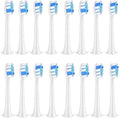 Electric Toothbrush Heads Compatible with Fairywill P11 Electric Toothbrush Replacement Brush Heads(White 16PCS)