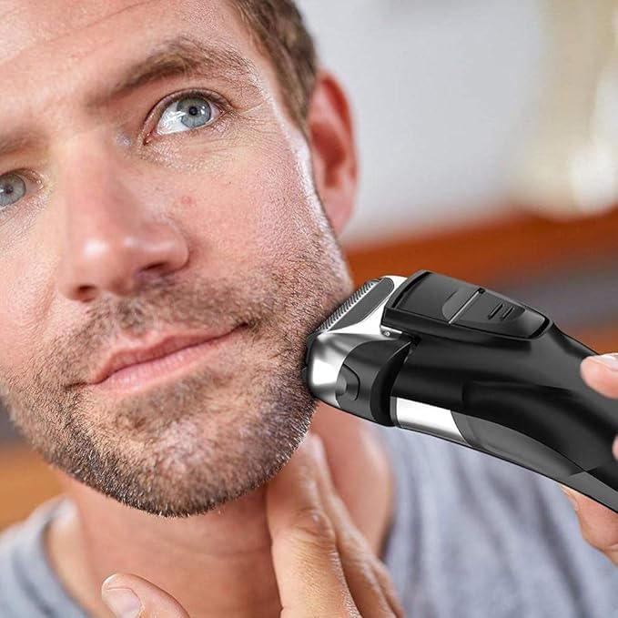 Men's Shaver Professional shaver rechargeable powerful shaver for men 3D washable electric Razor wet dry face beard shaving machine