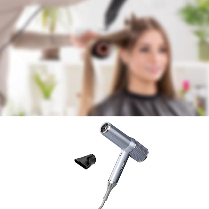 Generic Portable Hair Tool with Nozzle for Styling Curly Hair in Hotels gray 1 Nozzle