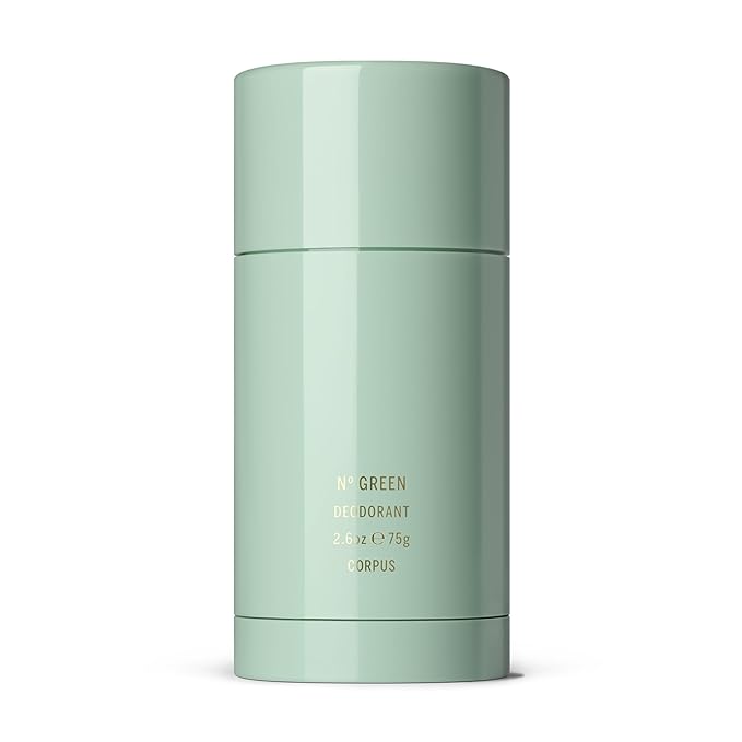CORPUS - Natural Deodorant Stick For Sensitive Skin | Aluminium + Baking Soda Free | Unisex Non-Toxic Made In The USA (Nº Green)