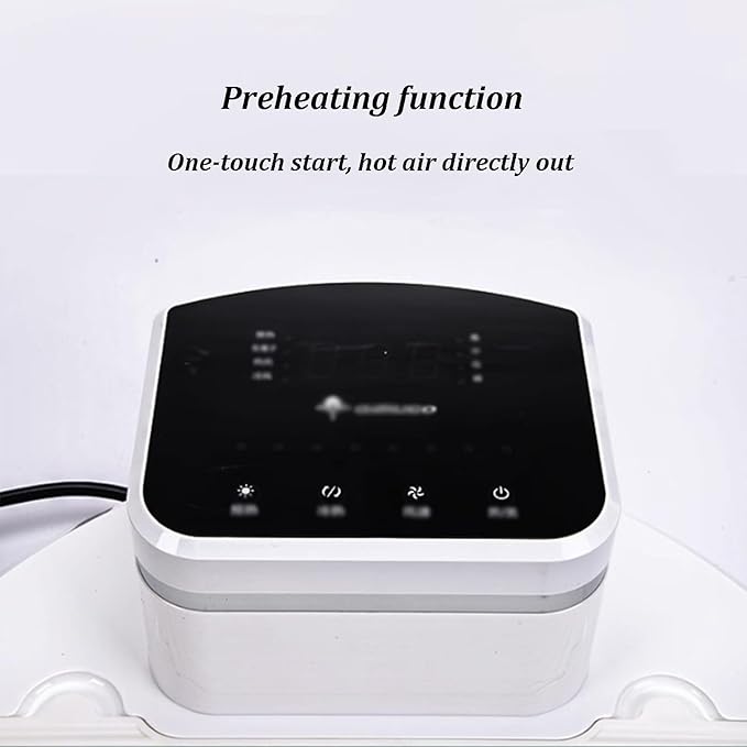 Full Body Dryer Waterproof Shower Dryer with Pre-Warm Negative Ion Skin Care Anti-Slip Foot Pad 2500W Body Care Dryer for Bathroom Home Hotel Swimming Pools