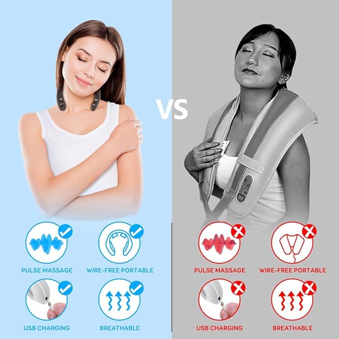 SereneLife Neck Massage Portable Neck Massager Travel-Friendly SLNKMSG131.9