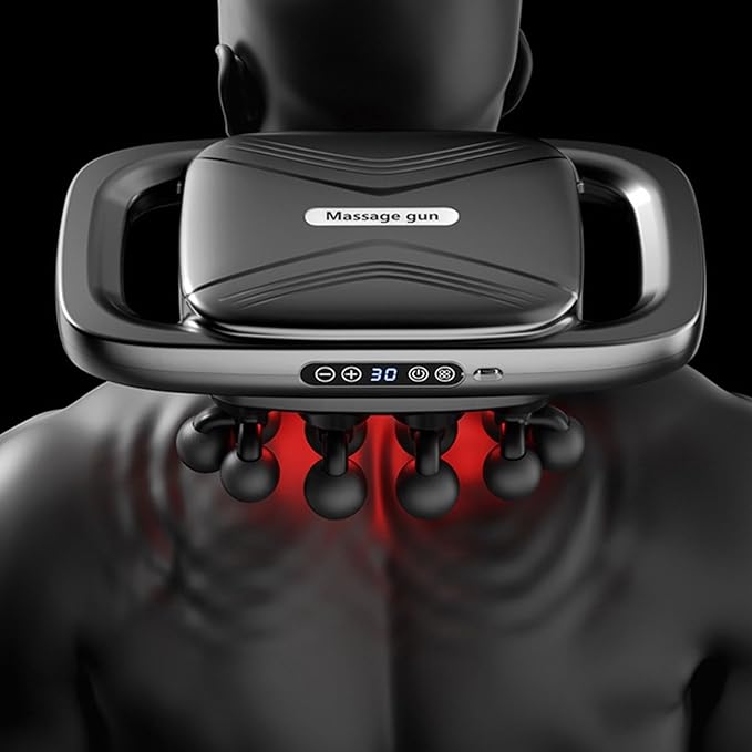 20 Head Massage Gun SetDeep Tissue Percussion MassagerElectric Massage Tools with 3 Styles &amp Levelsfor Deep TissueBackShoulders LegsPain ReliefIdeal Gifts for WomenMenMomand Dad