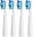 4 Pcs Electric Toothbrush HeadsCompatible for D7/D8/FW507/FW508/FW551/917/959/SG-E9 Moderately Soft Bristles Brush(White)