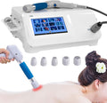 Q60 Shockwave Therapy Machine for Pain Relief and Joint Meridian Massage Equipment Full Body Massager with 5 Massage Heads/HD Touch Screen/12 Modes