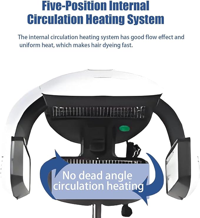 Hair Salon Colour Processor Multi-Function Hair Dryer Accelerator Hair Processor Rollerball Ultra Disk Hair Dryer Beauty Salon Equipment Hairdressing Salon Hair Dryer Wall-Mounted
