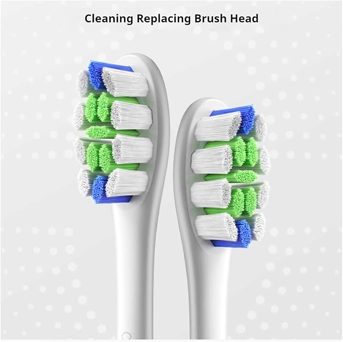 6 Replacement Brush Head nozzles Suitable Compatible for X / F1 Z1 One Air2 Sonic Electric toothbrushes(6 pcs Blue)