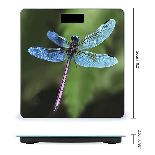 Blue Dragonfly Smart Scale for Body Weight Accurate Bathroom Scale with LED Display Digital Weight Scales Weighing Machine High Precision Scales for Bath Home
