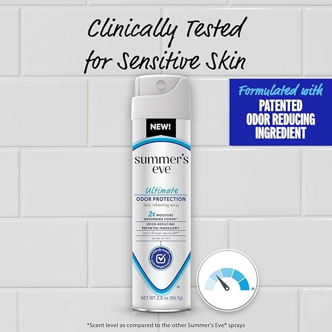 Summer's Eve Ultimate Odor Protection Feminine Spray 2 OZ (Pack of 3)