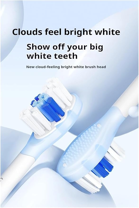 Compatible for SOOCAS X3S/X3U Replacement Toothbrush Heads x3pro/D2/D3S/D5 Tooth Brush Head(2 Soft White)