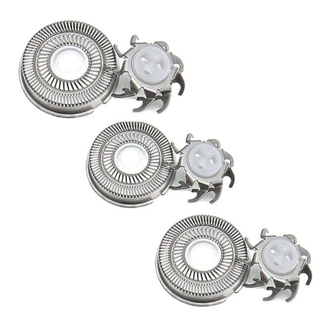 Compatible For ZOZENCompatible For FLYCO SOOCAS SO WHITE PINJING ENCHEN Electric Shaver Replacement Blades Electric Shaving Machine Razor(3 Spare Blades)