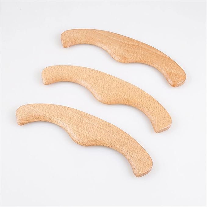 MOBYAT Multifunctional Back Scraper Wood Massager Massage Scraping Stick Gua Sha Scraper Fat Burner Back Shoulder Massage Slimming 1Pcs