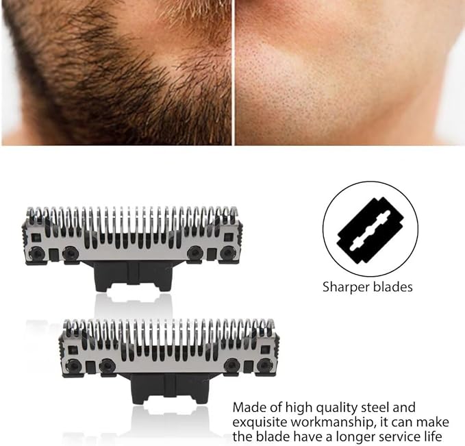 2 Pack Latest Upgraded Shaver Cutter Blades WES9075P for Panasonic Shaver Foil ES7016 ES7017 ES7018