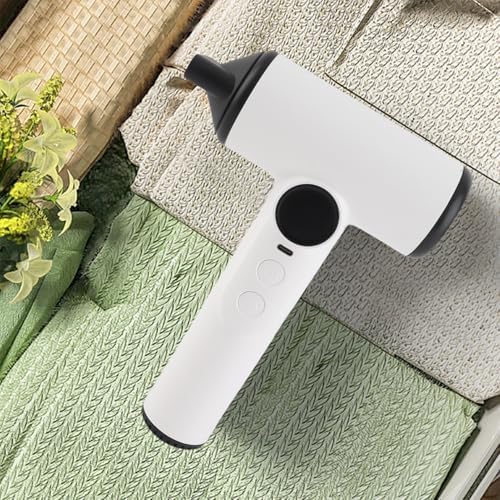 Cordless Hair Dryer USB Rechargeable Portable Hair Dryer with 3 Adjustable Gears Digital Display Screen Haircare Nozzle for Home School 200W