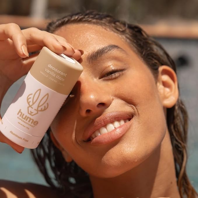 Hume Supernatural Vanilla Daze Deodorant &amp Body Wash Bundle | 2 Pack Aluminum Free Deodorant + Ultra Nourishing Body Cleanser with Niacinamide &amp Hyaluronic Acid | Long Lasting Freshness &amp