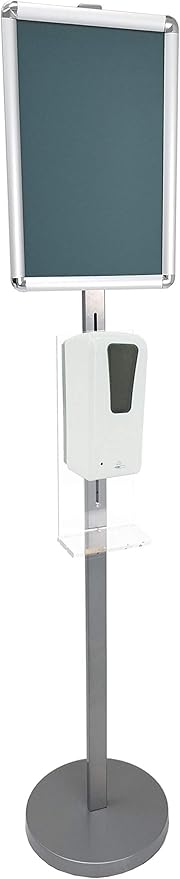 FixtureDisplays Hand Sanitizer Stand Portable Stand Soap Dispenser Cleaner Automatic Hand Free 10050NEW+15221