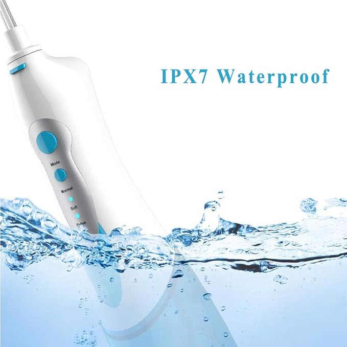 ELQ Cordless Water Flosser Portable Oral Irrigator with Ultra Fine Water Flow Oral Irrigator Water Flosser Practical Tooth Cleaner