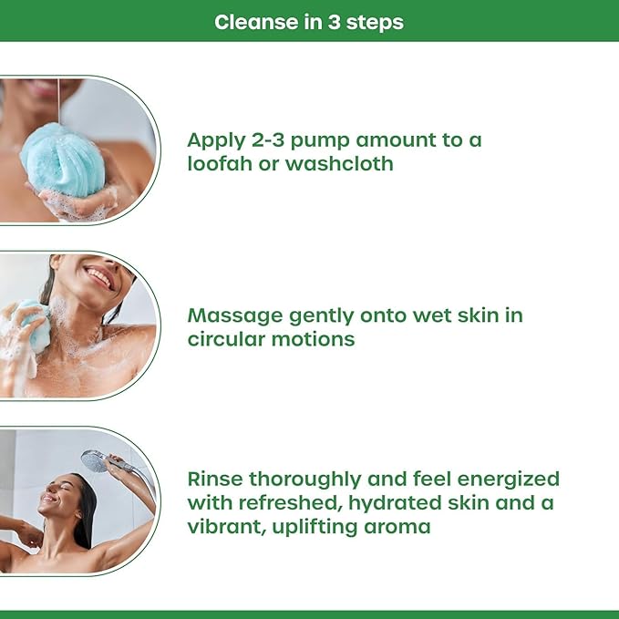 aj Lemongras.s &amp Basil Body Wash Cleanses Nourishes and Refreshes Hydrates and Softens Skin Natural Glow | 200ml