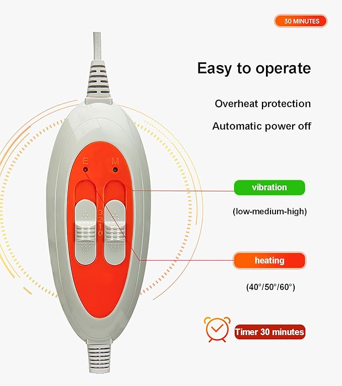 Magnetic Abdominal Massager Heats Up Quickly Relieves Muscle Tension Vibration Massage Multiple Modes to Choose from Enhances Metabolism