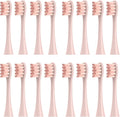 Replacement Brush Heads Compatible with Oclean Sonic X/X Pro/ Z1/ SE / F1 / One / PW01/03/05/07/09 P5 Electric Toothbrush Heads(16 Pink)