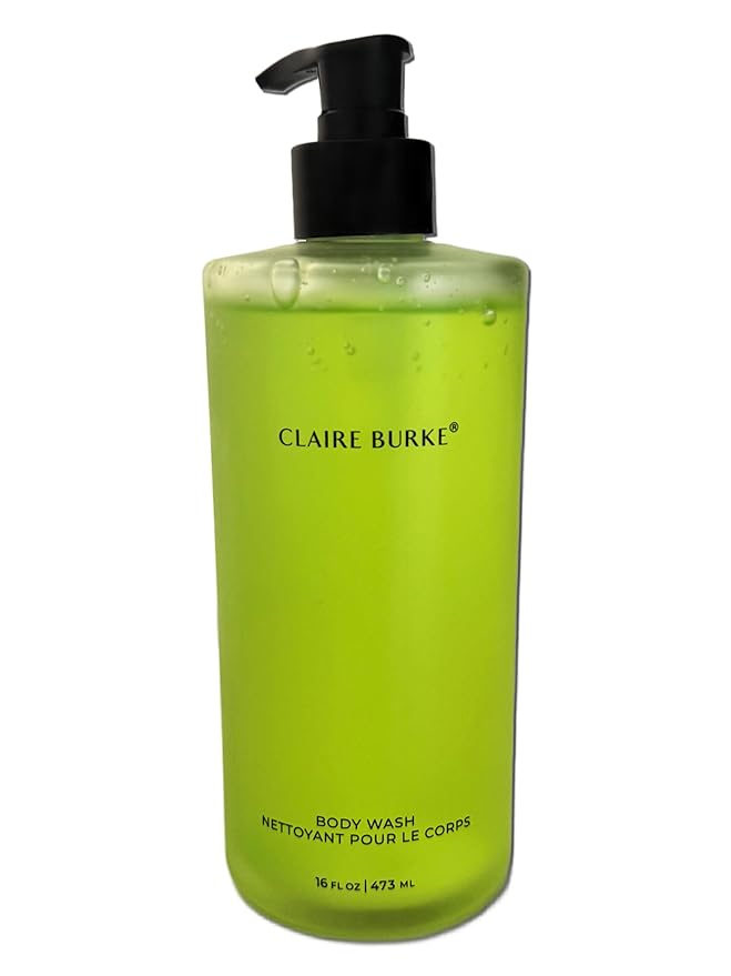Claire Burke Original Body Wash Moisturizing Foaming Shower and Bath Gel Cleanser for Women 16 oz 1 ct