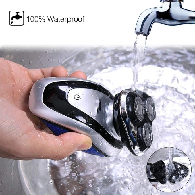 Electric Shavers for Men Mens Electric Razor 2 in 1 Dry Wet Waterproof Face Rotary Shaver Travel USB Rechargeable for Dad Husband Man