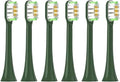 6/12pcs Toothbrush Heads Compatible for X3/X3U/X5 Soft Bristle Brush Vacuum Packed(12VanGoghGreen)