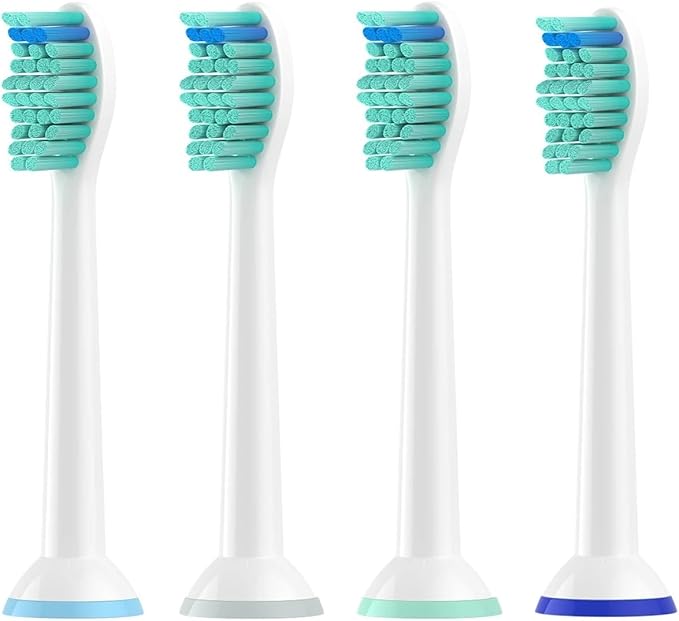 Replacement Toothbrush HeadsCompatible for with Electric Toothbrushes HX6530 HX9340 HX6930 HX6710 HX9140 HX6921(4pcs)