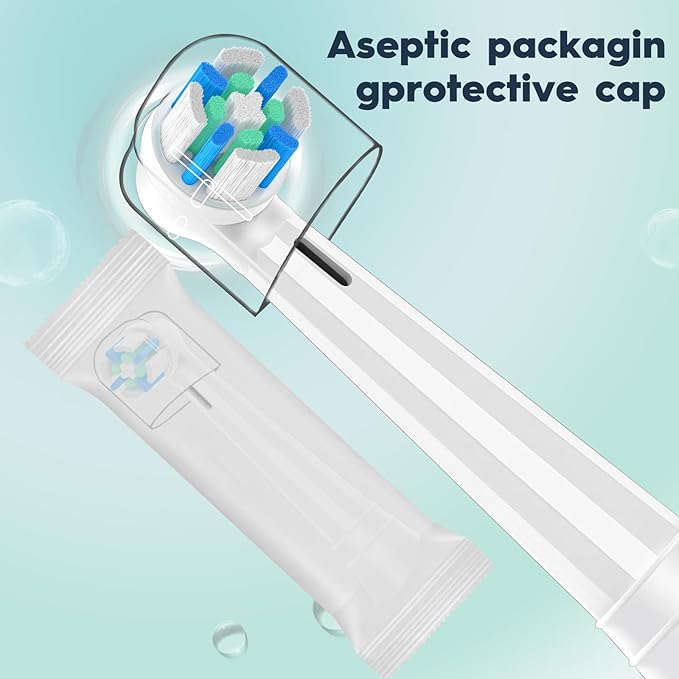 iO Replacement Heads Compatible with Oral B iO Electric ToothbrushPremium Bristles for Deep CleaningCompatible with Oral B iO Series 2/3/4/5/6/7/8/9/10White